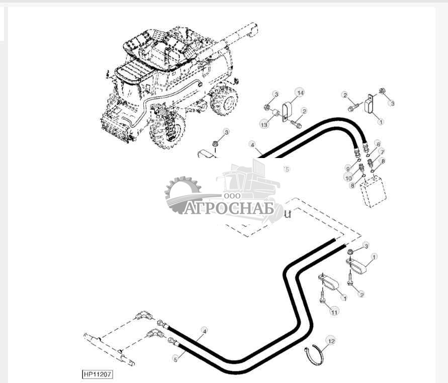 Contour Master Hydraulic Hoses 